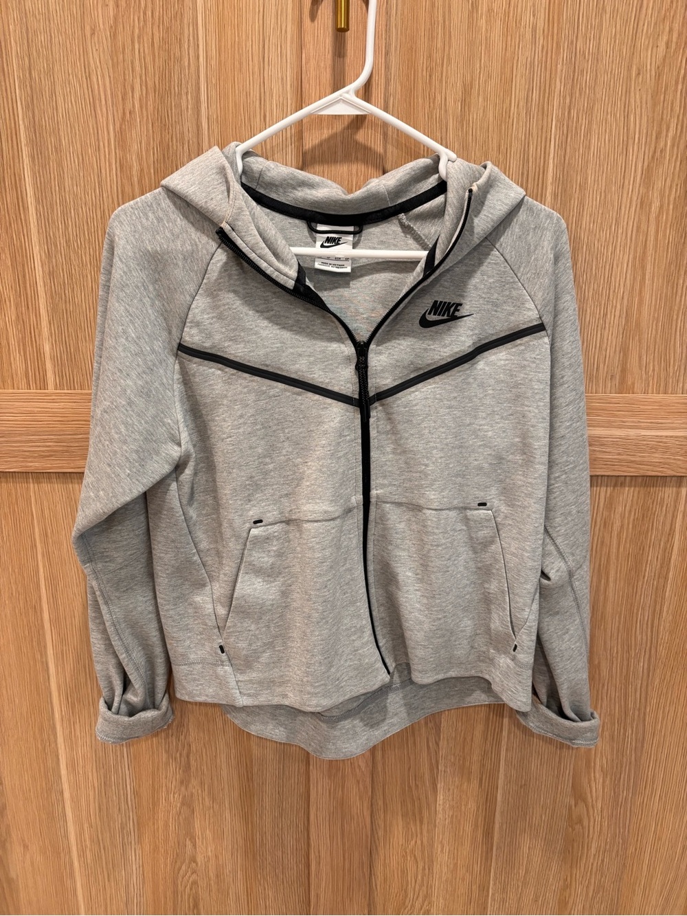 Nike Gray Full-Zip Hoodie Jacket